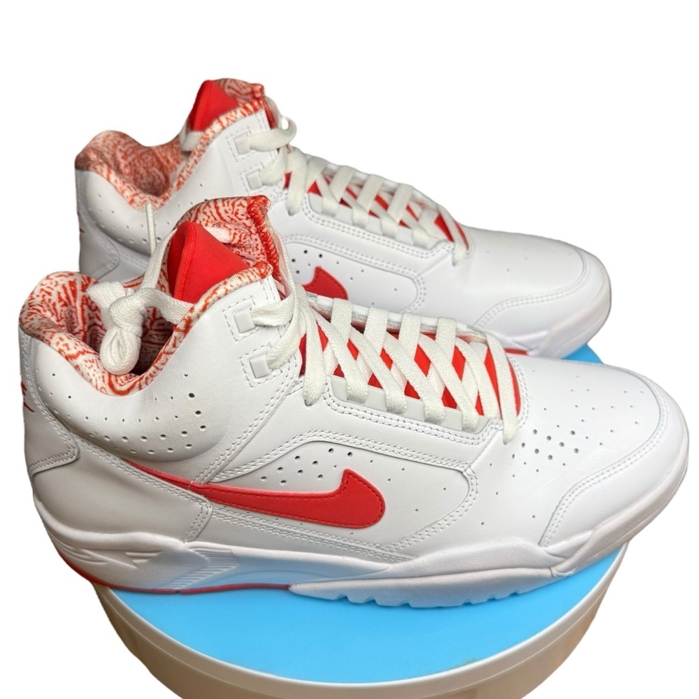 Nike Air Flight Lite Mid White/University Red Sneakers